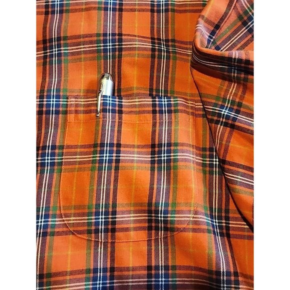 Patrick James Men Button Up Checked Plaid WOOL BLEND 2xl Multi-Color Mid-Weight - Picture 4 of 12
